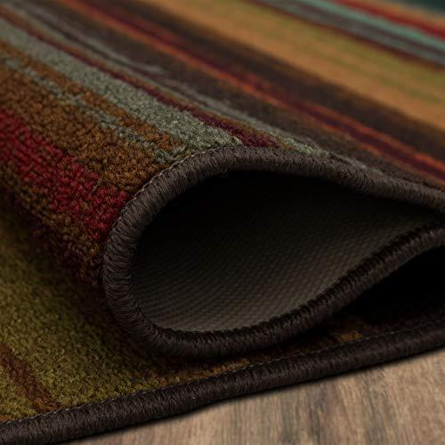 Gambar Mohawk Home Avenue Stripe Indoor/Outdoor Area Rug, 5x8, Multi dari Home and Kitchen USA undefined Tokopedia