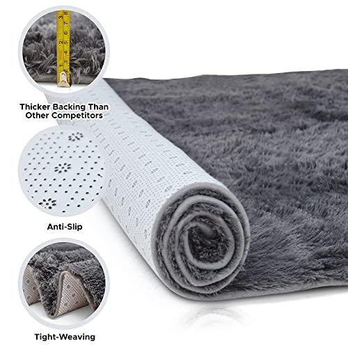 Gambar Signature Loom Fluffy Shaggy Area Rug 5x7Soft Fuzzy Velvet Rugs dari Home and Kitchen USA undefined Tokopedia