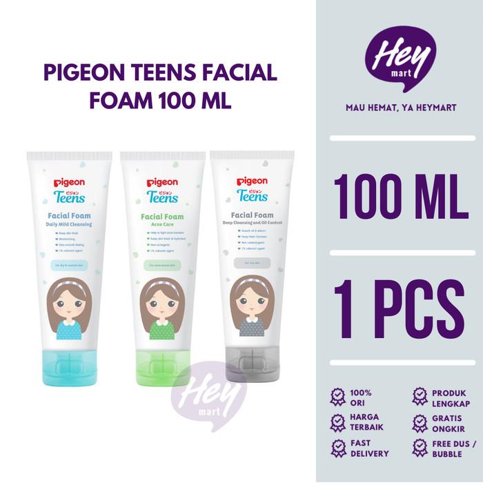 Gambar PIGEON TEENS FACIAL WASH FOAM SABUN WAJAH WANITA 100 ML 100G TEEN ASLI - DEEP CLEANSING dari HEYMART OFFICIAL undefined 5 Tokopedia