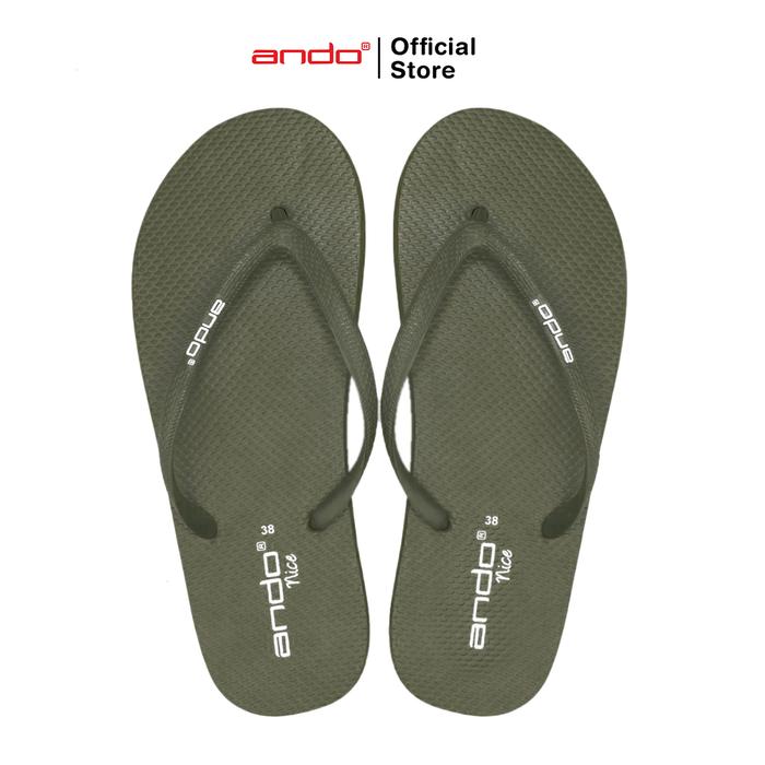 Gambar Ando Official Sandal Jepit Nice Wanita Dewasa - Olive - 36 dari Ando Official Store undefined Tokopedia