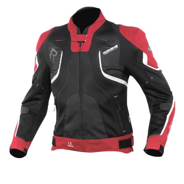Jual Komine JK 143 R Spec Mesh Red Black Jacket Kota Surabaya