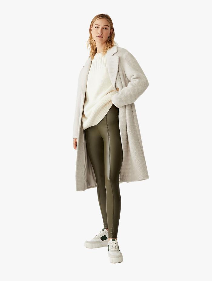 Gambar M&S - Leggings - Leather Look High Waisted Leggings - Hunter Green - Hunter Green, UK 18/REG dari MARKS&SPENCER undefined Tokopedia