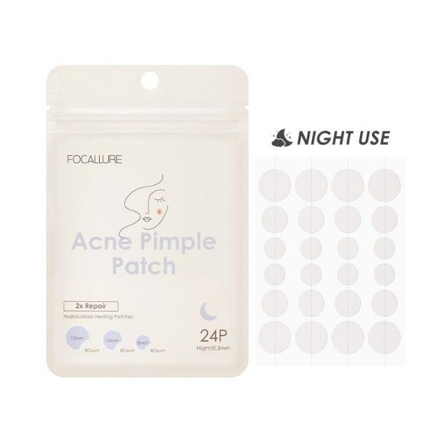 Gambar FOCALLURE Acne Pimple Patch Day & Night Anti Air dengan Tea Tree Oil & Salicylic Acid untuk Perawatan Jerawat dan Kulit Sensitif Treatment Wajah Berjerawat Memudarkan | Gudkos - Pimple Night dari GudangKosmetikJKT undefined Tokopedia