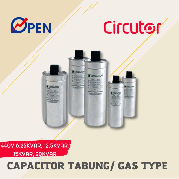 Gambar CAPACITOR TABUNG 440V 6.25kVAR, 12.5KVAR, 15KVAR, 20KVAR CIRCUTOR - 440v 20kvar dari Global Mandiri Elektrik undefined Tokopedia