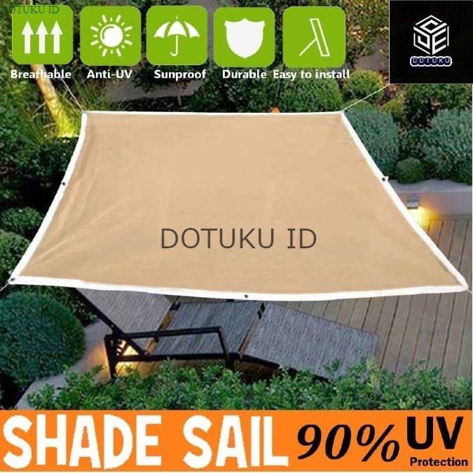 Gambar [DOTUKU] Sun Shade Sail Outdoor Garden Waterproof Awning Canopy - S dari DOTUKU ID1 undefined Tokopedia