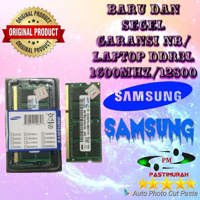 Jual Ram Laptop Nb Ddr3L 8Gb 1600Mhz Pc3L 12800 Samsung