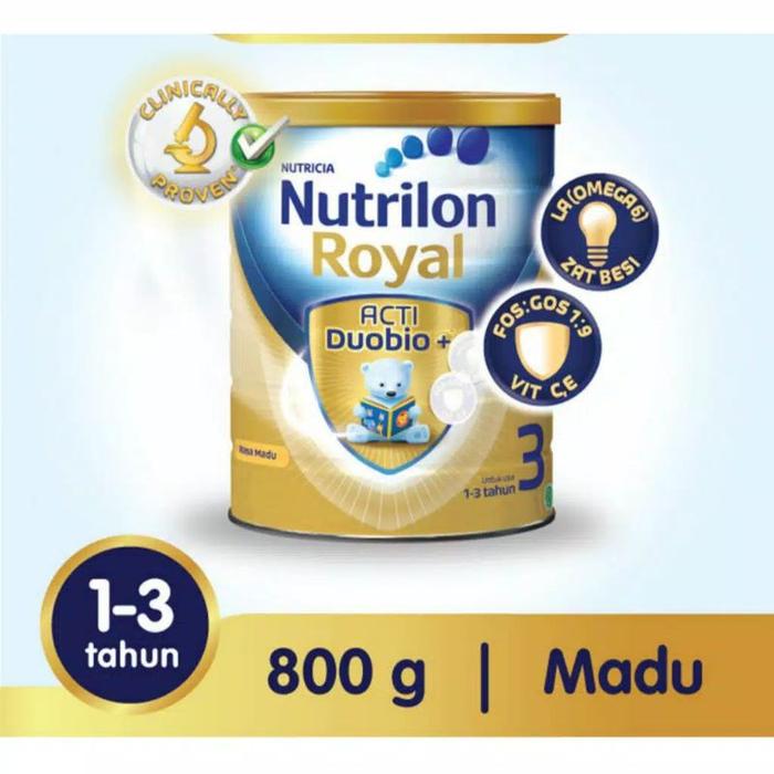 Gambar Nutrilon Royal 3 usia 1-3 tahun rasa Madu Vanila 800 gr Berkualitas dari ruhmanalaila undefined Tokopedia