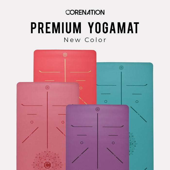 Gambar Unik CoreNation Active Premium Yogamat Yoga Mat Murah dari Saadiqa st0re undefined Tokopedia