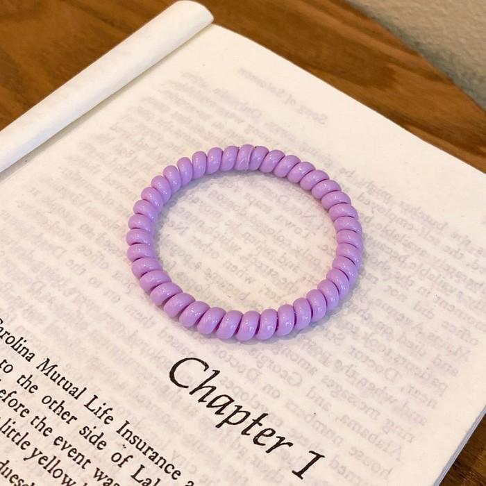 Gambar IK163 Ikat Rambut Wanita Anak Kabel Aksesoris Women Hair Accessories - purple dari Dneo Store undefined Tokopedia