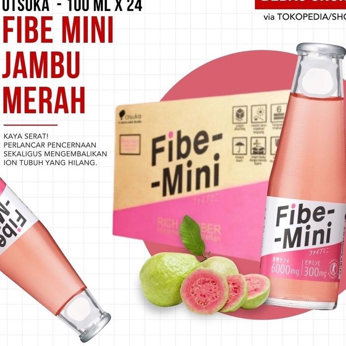 Gambar (TERMURAH) Otsuka - Fibe Mini Jambu Merah 100ml - 1 Karton 24 PCS dari Admaan undefined Tokopedia
