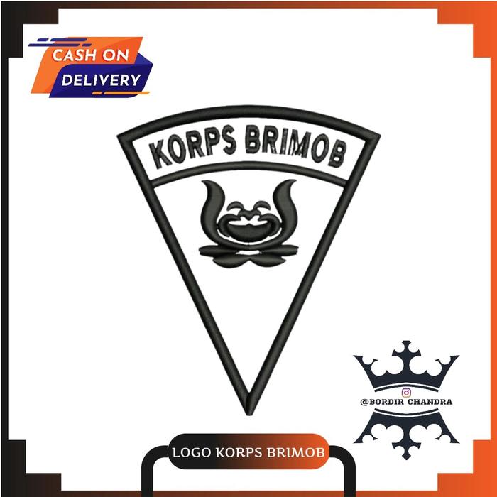 Gambar LOGO BORDIR TERATAI KORPS BRIMOB TIMBUL - RATA 3D - LORENG, RATA dari Ratu Berjaya undefined Tokopedia