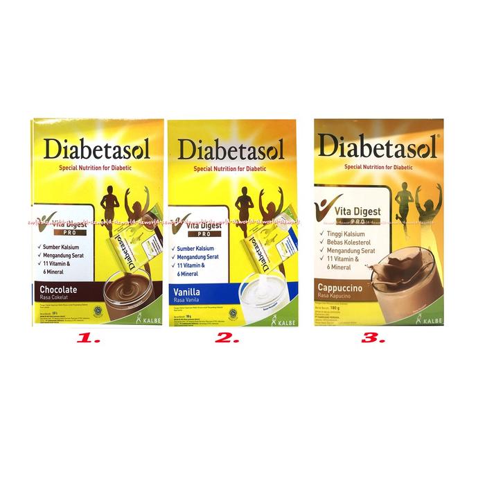 Gambar Diabetasol Vita Digest Pro 180gr Susu untuk Diabetes Rasa Vanilla dari anikanikjaya767 undefined Tokopedia