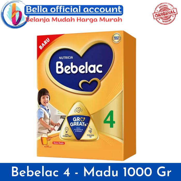 Gambar Bebelac 4 Madu - Vanilla Susu Pertumbuhan 1000 gr / 1 Kg - Madu dari Bella shop tangerang undefined 5 Tokopedia