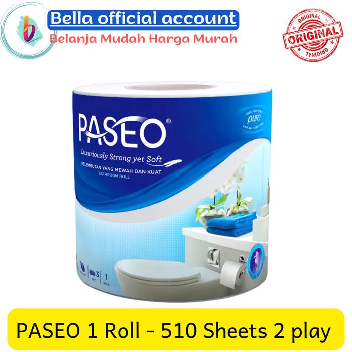 Gambar Paseo Elegant Core Emboss Tissue Toilet 220 - 510 Sheets/ 2 Ply - 510 sheets dari Bella shop tangerang undefined Tokopedia