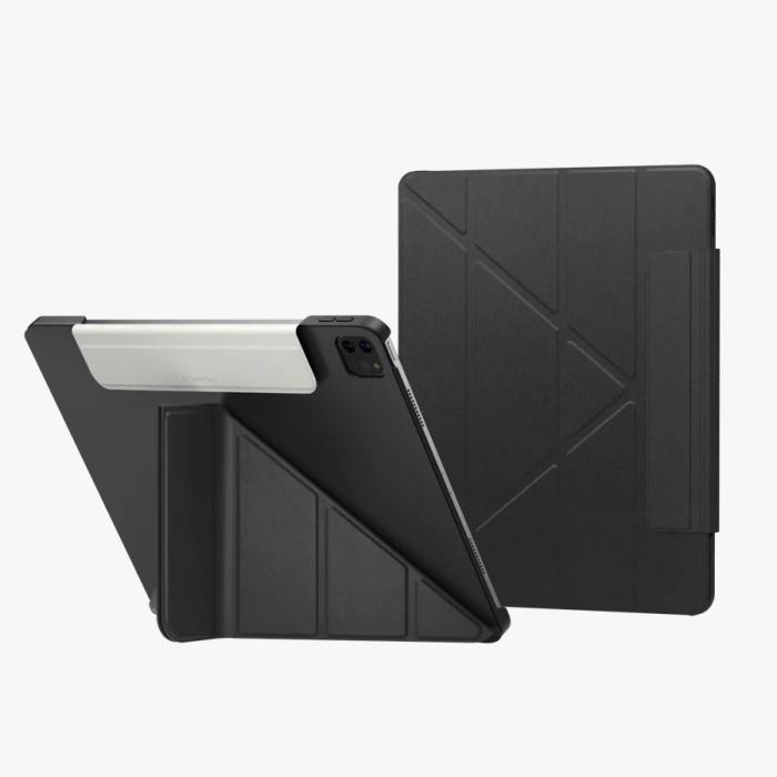 Gambar Case iPad Pro 12.9 Inch M2 2022 2021 2020 SWITCHEASY Origami Folio Folding Pencil Holder Wireless Charging Magnetic Auto Wake Sleep Protective Casing Cover - Leather Black dari Supcase Official ID undefined Tokopedia