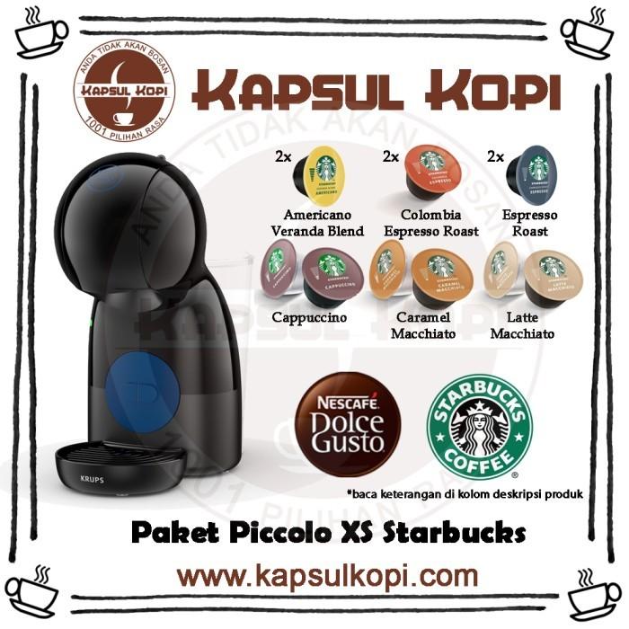 Gambar Paket Piccolo XS Starbucks Nescafe Dolce Gusto Mesin KapsulKopi Coffee - Paket Starbucks dari kapsulkopi undefined Tokopedia