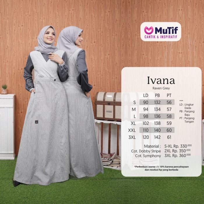 Gambar Gamis Koko Couple Sarimbit Keluarga IVANA GREY - GAMIS IVANA, XXL / No.10 dari Mutif Muslim undefined Tokopedia