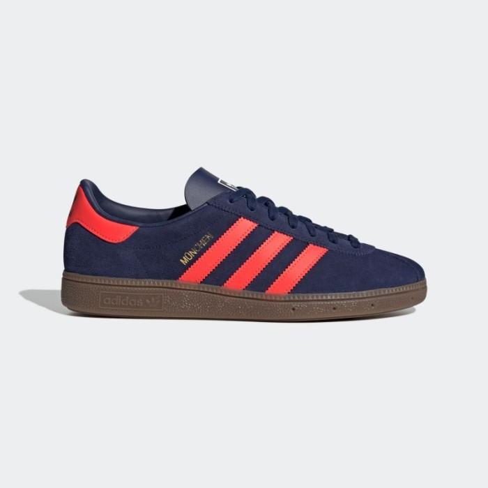 Jual Adidas Munchen Dark Blue Solar Red Gum GY7400 46 Kab