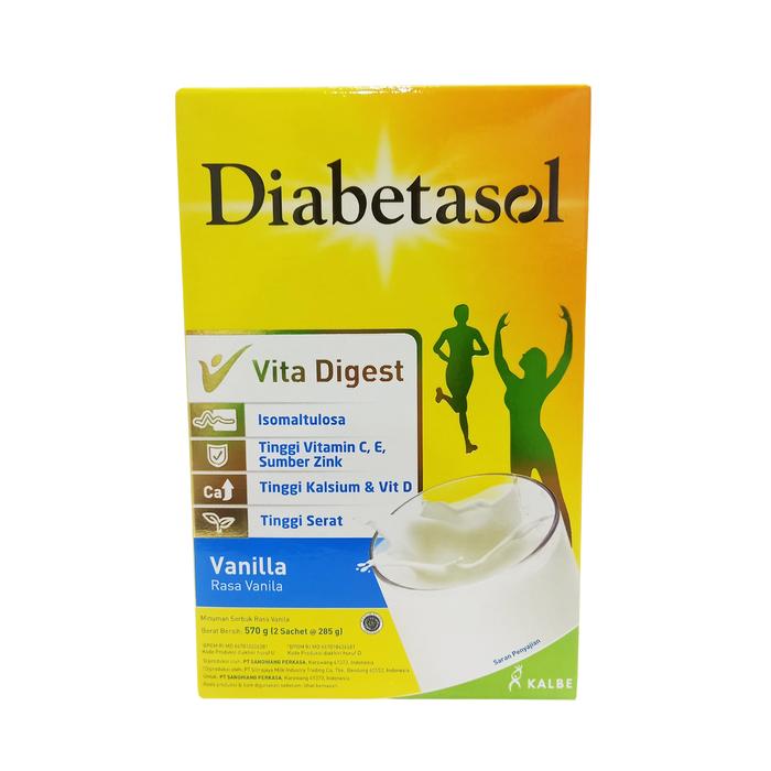 Gambar DIABETASOL V.DIGEST VANILA 570GR dari TIPTOP Online Store undefined Tokopedia