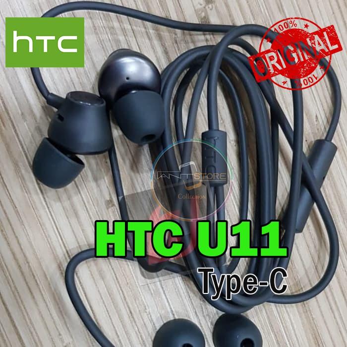 Jual Headset Earphone HTC U11 USonic BLK Hi-Res Audio Type C