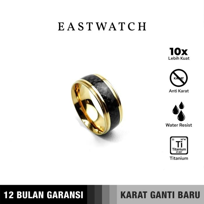 Gambar Emrys Premium Rings EASTWATCH Real Titanium Anti Karat Cincin Titanium - GOLD, 7 dari Emrysid Kota Bandung Tokopedia