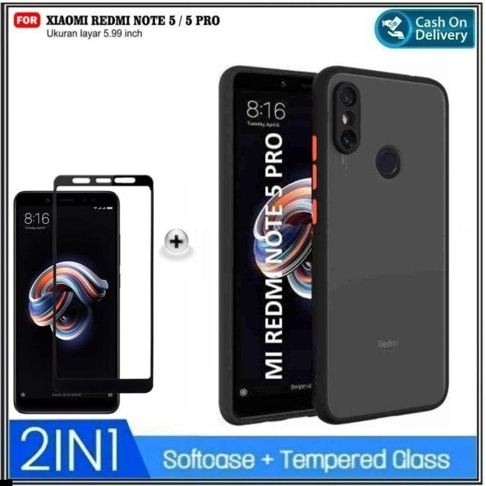 Jual CASE Xiaomi Redmi Note Shockproof Transparent Tempered