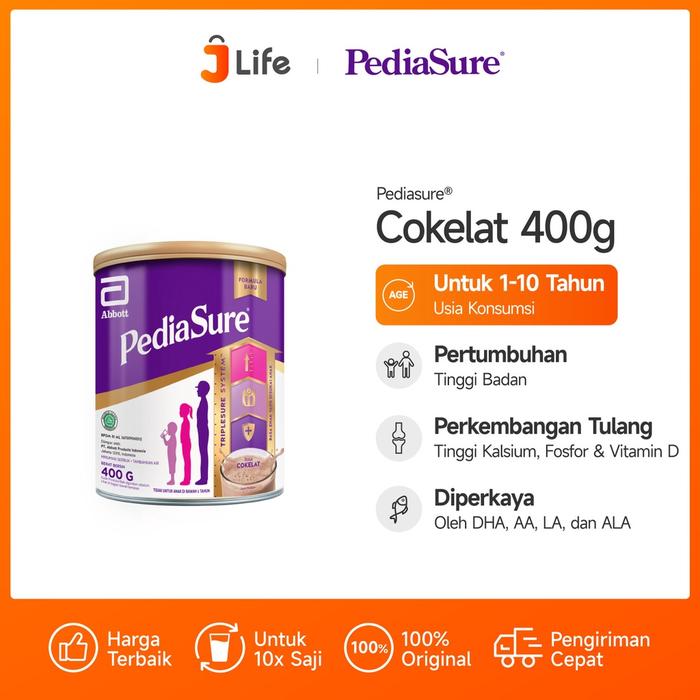 Gambar Jual Jlife - Pediasure Susu Formula Pertumbuhan Anak 400 Gram Diskon dari oznur_st0re undefined Tokopedia