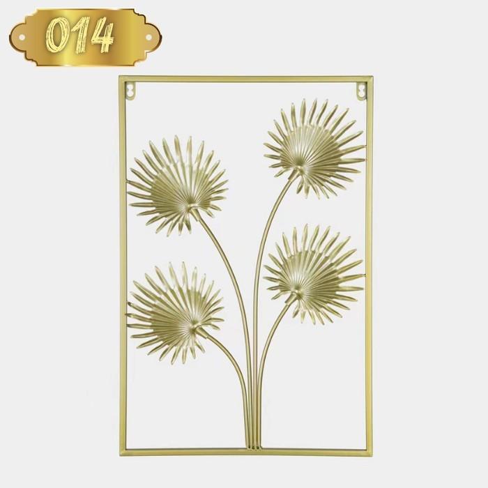 Gambar Hiasan Dinding Daun Emas Wall Decoration Home Decor Golden Leaf 40x60 - 014 dari Ahoki undefined Tokopedia