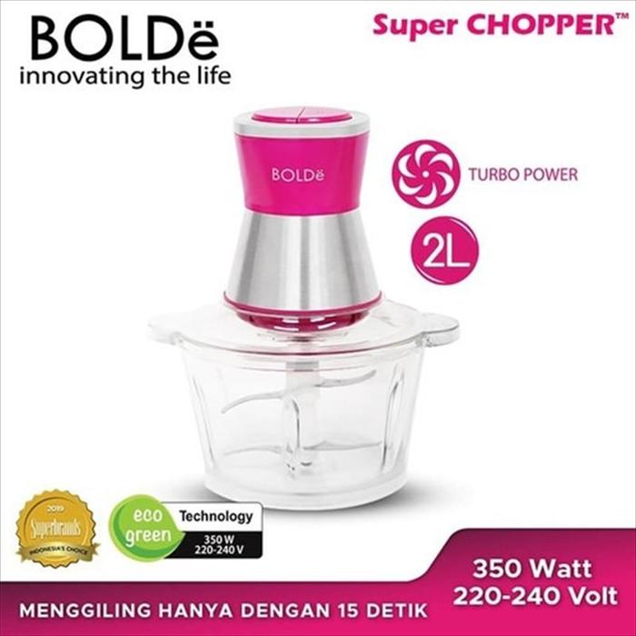 Gambar Bolde Chopper Double Xtra 6 Pisau Food Processor Penggiling Daging - PINK dari Happy Mart Online undefined Tokopedia