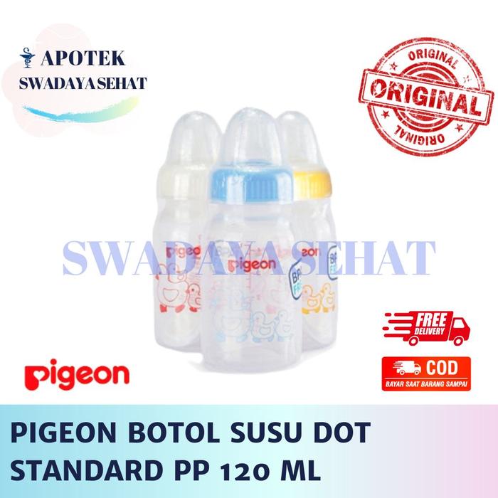 Jual PIGEON Standard Bottle Dot Botol Susu 120 ML Random - 120ml - Kab ...