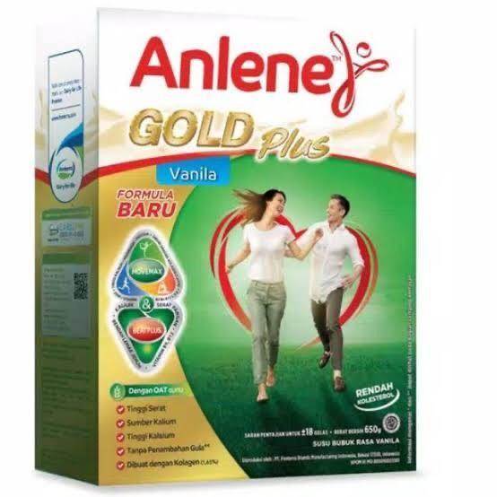 Gambar ANLENE GOLD PLUS - VANILLA, 250gr - VANILLA, 250gr dari Grosir Pacar Kembang undefined Tokopedia
