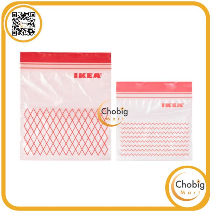 Gambar Kantong Plastik Penyimpanan Camilan/ Kantongan Klip Sealer Serbaguna - Merah dari Chobig Mart undefined Tokopedia