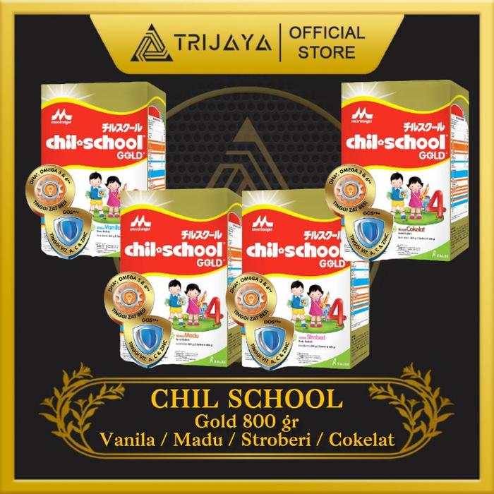 Gambar Chil School Gold Reguler 800 gr 2x400 gr - Vanilla Vanila dari takiyah st0re undefined Tokopedia