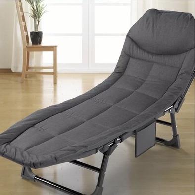 Gambar SUPER COZY! RELAXING CHAIR KURSI TIDUR LIPAT PORTABLE BISA DI LIPAT - GREY dari Shenar Makassar Houseware undefined Tokopedia