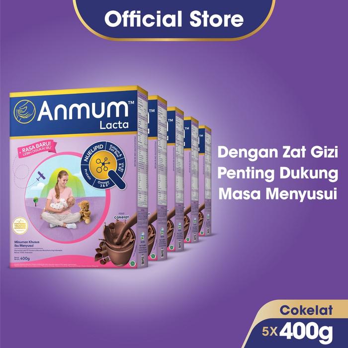 Gambar Dijual Anmum Lacta Susu Nutrisi Ibu Menyusui Cokelat 5 x 400g Murah dari Luthfiyah collectionn undefined Tokopedia
