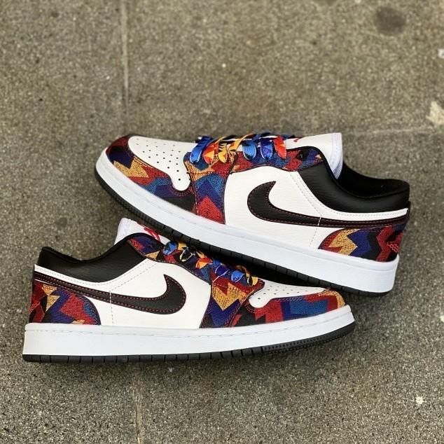 Jual Sepatu Pria Wanita Nik. Air Jordan 1 Low Nothing But Net 