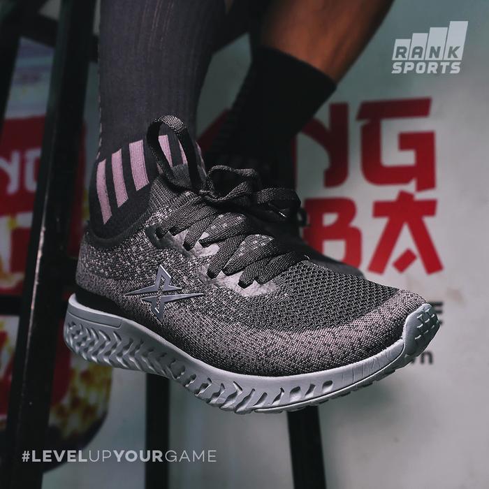 Gambar SEPATU RUNNING SNEAKERS CASUAL XABI URBAN RUNNER - BLACK DARK GREY - 42 dari RANK SPORTS undefined Tokopedia