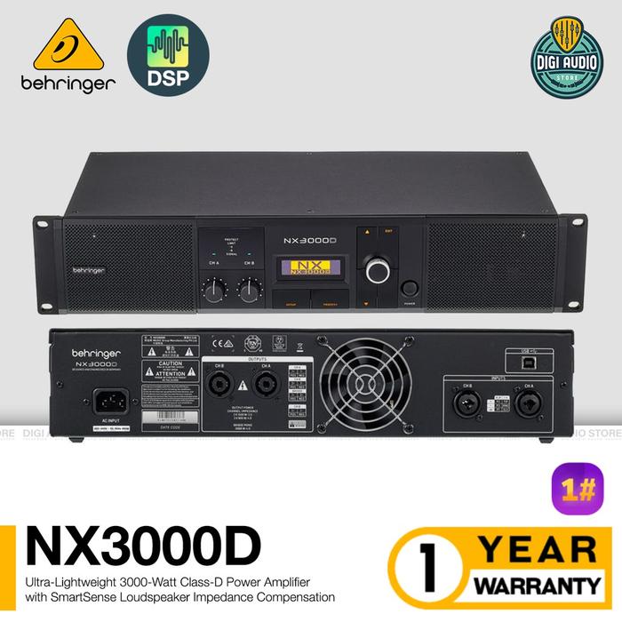 BEHRINGER ベリンガー NX3000D ステレオ パワーアンプ Jual Power