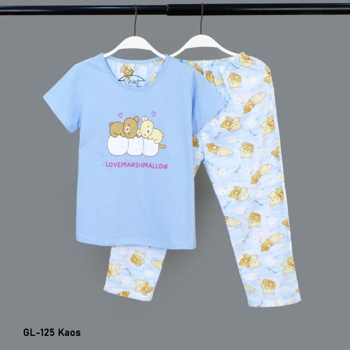 Gambar GREET NIGHT WEAR - Piyama Anak Perempuan Kaos Katun MIX PP 2-4-6 - GL-125 / PP, 4 dari greetnightwear undefined Tokopedia