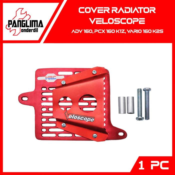 Gambar Cover Radiator Veloscope Vario PCX ADV 160 New 2022 Garis Airscop HRC - Merah dari Panglima Onderdil undefined Tokopedia