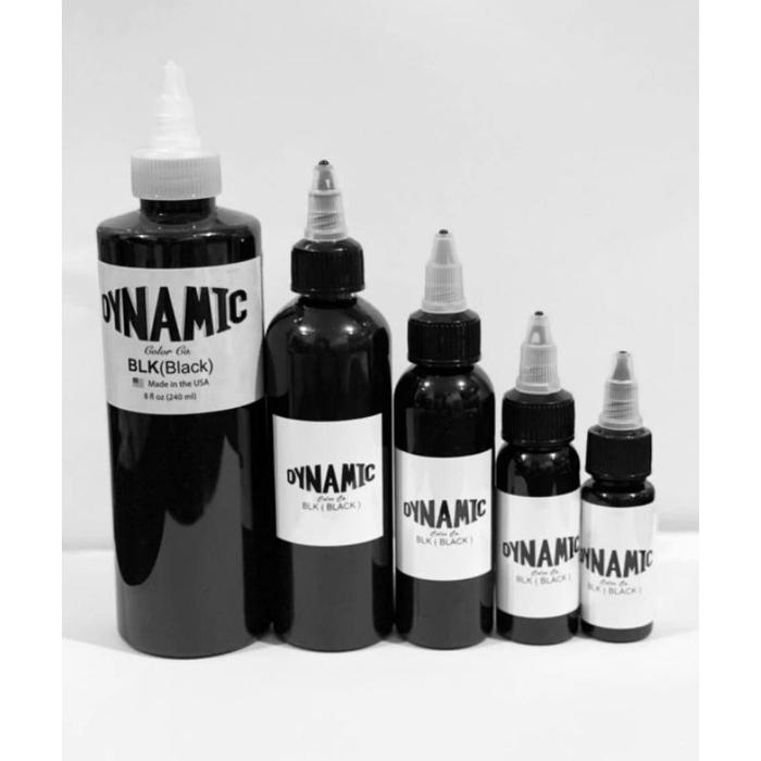 Gambar TINTA TATTOO BLACK DYNAMIC BLK & TBK ( TRIPLE BLACK ) 1/2oz - 4oz dari Syandanaa Corner undefined Tokopedia
