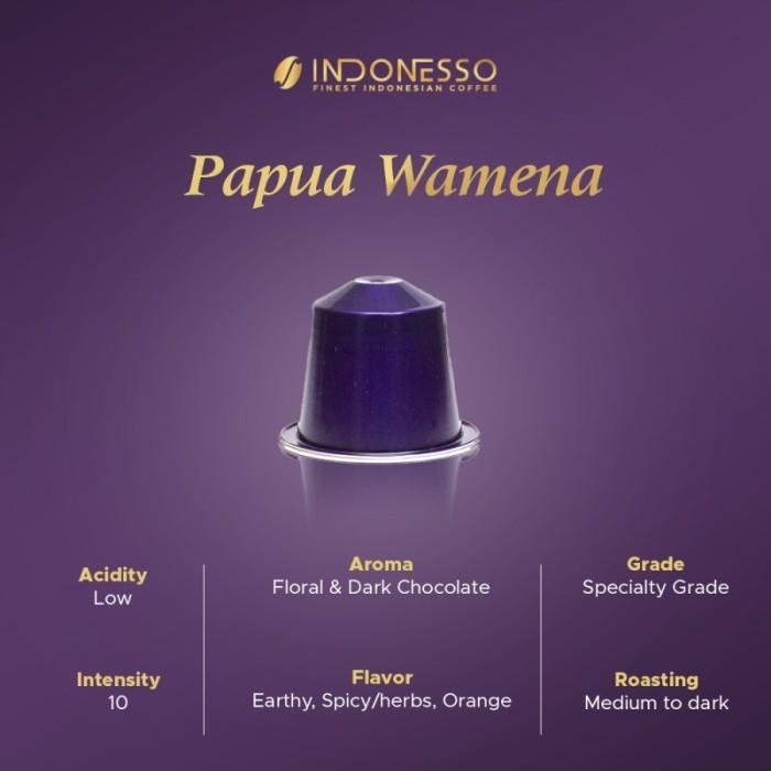 Gambar Kopi Kapsul INDONESSO Nespresso 10 pcs| coffee capsules compatible - Papua wamena dari Yellowfields undefined Tokopedia