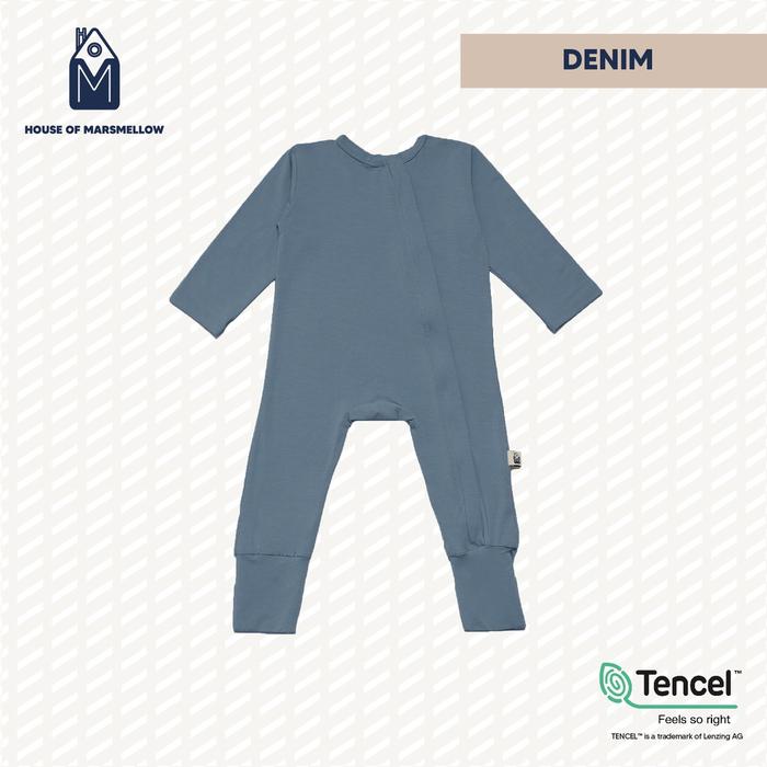 Gambar HOM - Sleepsuit TENCEL - DENIM, 0/6 dari House of Marsmellow undefined Tokopedia