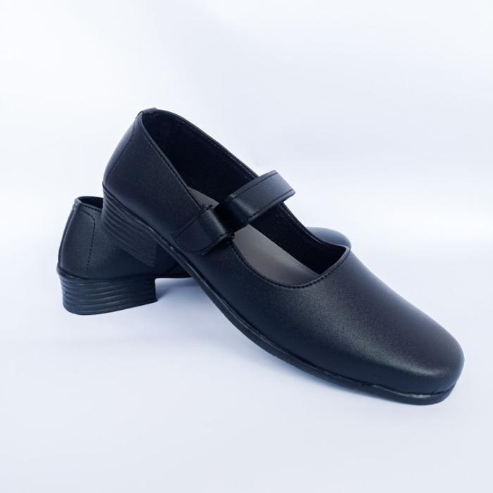 Gambar Haffand Sepatu Pantofel Wanita Hitam Hak 3 Cm Cewek Sekolah - Hitam, 36 dari TictacMilitary undefined Tokopedia