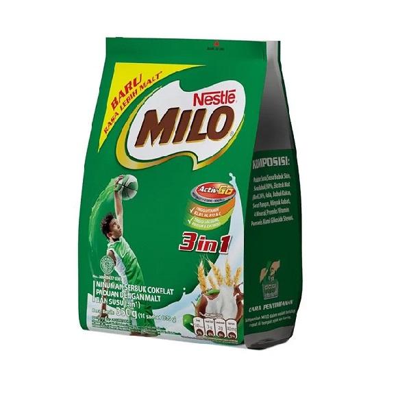 Gambar MILO 3 IN 1 ACTIV-GO 10Sx35GR dari Hypermart Ciputra World Surabaya undefined Tokopedia