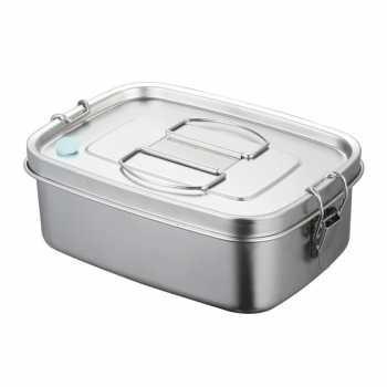 Gambar HOUSEEN Kotak Makan Bento Lunch Box Stainless Steel - HS233 - 1 Compartment dari homelix.id undefined Tokopedia