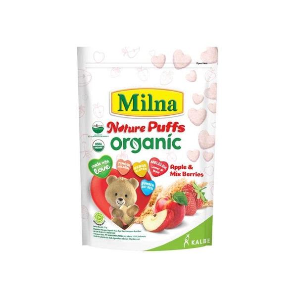 Gambar MILNA ORGANIC PUFF APPLE&MIXBERRIES 15G dari Hyfresh Bangkalan undefined Tokopedia