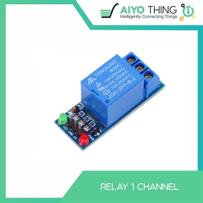 Jual Modul Relay 5v 1 Chanel 10A Arduino Low High Level Trigger - Kota ...
