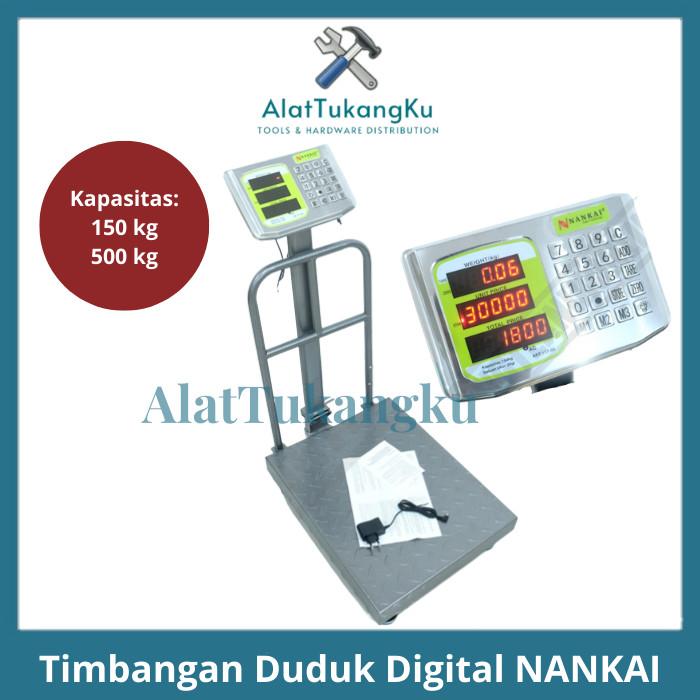 Gambar NANKAI Timbangan Lantai Duduk Digital Rail 150 kg 500 kg Nankai - 150 kg dari AlatTukangku undefined Tokopedia