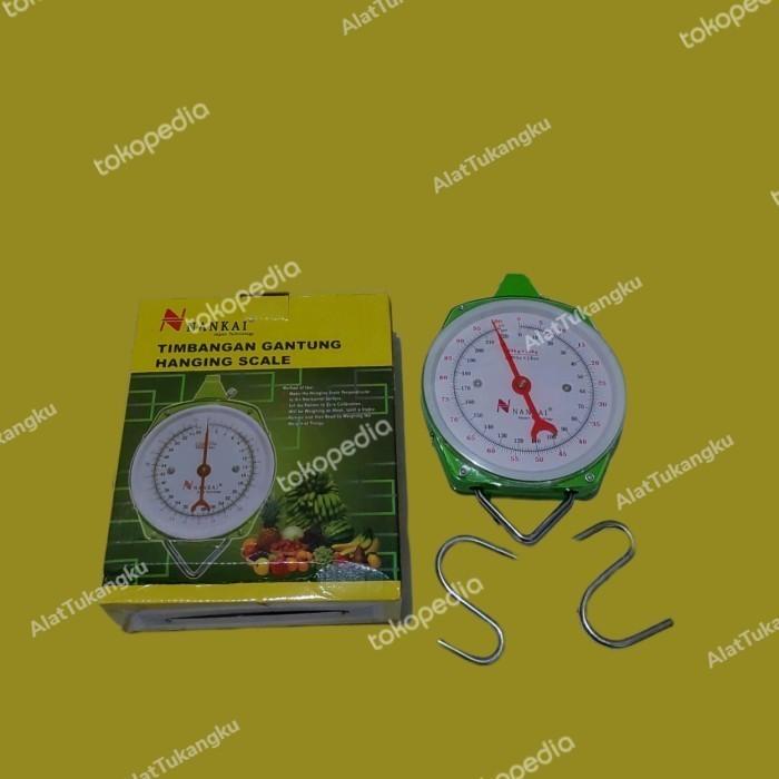 Gambar Timbangan Gantung 100 kg 50 Kg 25 kg Nankai /Timbangan Koper buah ikan - 100 kg dari AlatTukangku undefined Tokopedia